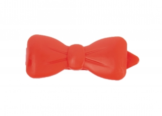 Plastové mašle 4,5 cm - červené