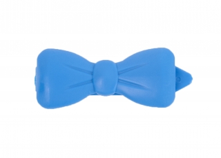 Plastové mašle 4,5 cm - modré