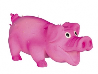Latexová pískací hračka prasátko 10 cm